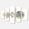 Designart - Geometric Balance Neutral I - Shabby Chic Canvas Art